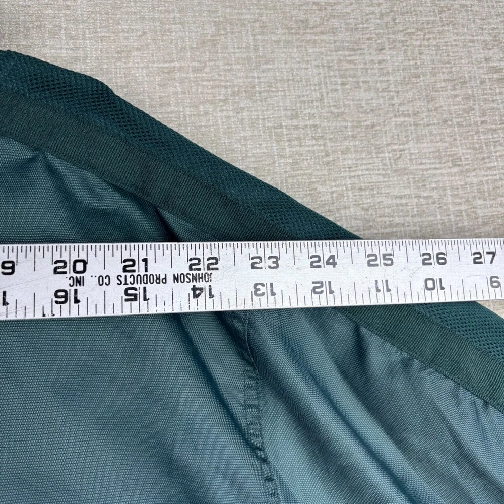 Vintage Gap Anorak Windbreaker Jacket Mens Large Green Half Zip Hooded Pullover